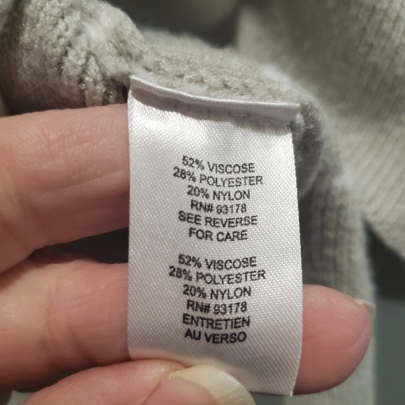 Tahari Striped Hooded Sweater - Picture 3 of 4